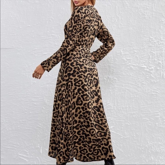 Leopard Print Maxi Dress - Picture 5 of 6